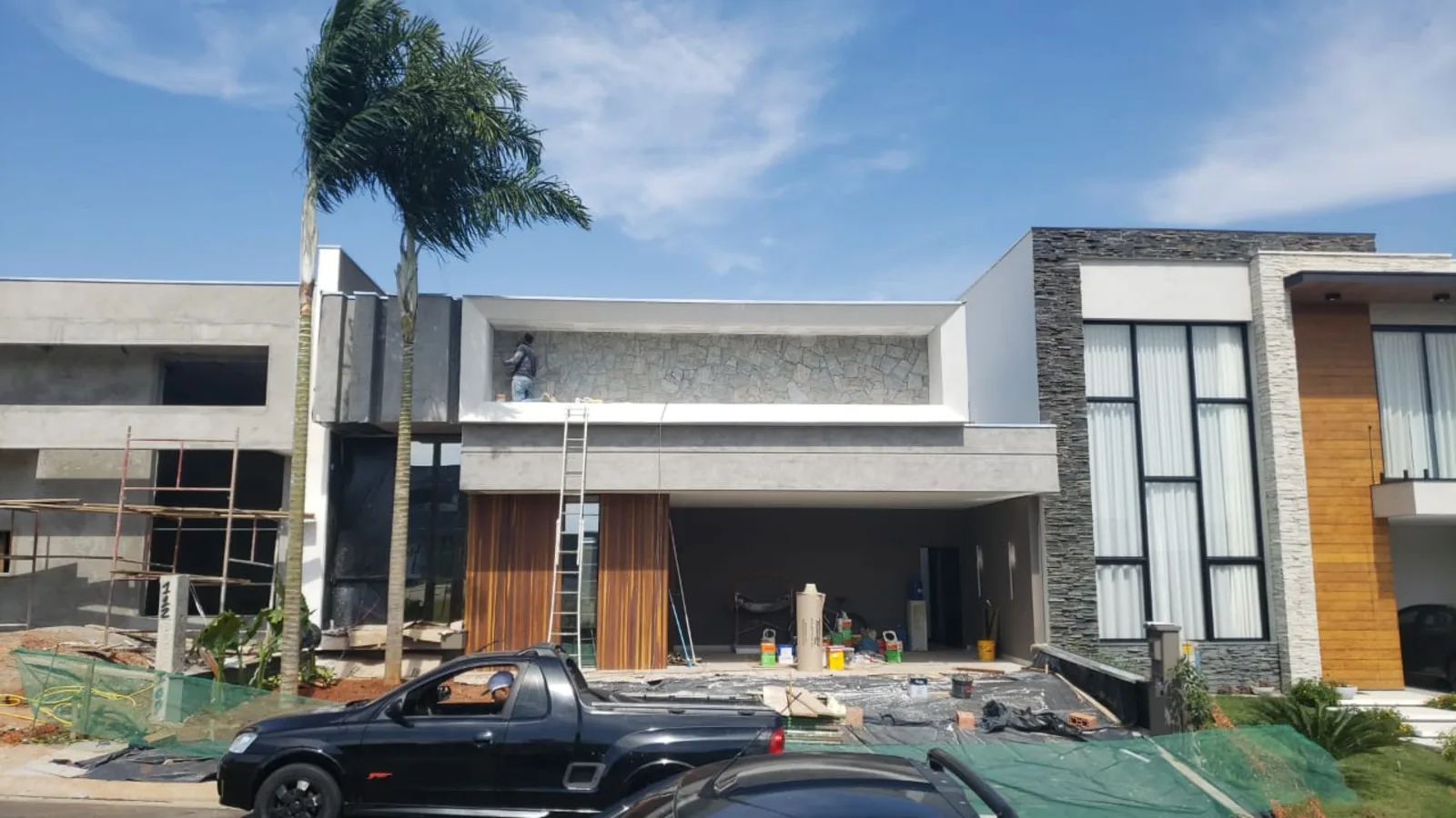 Residência de alto padrão sendo construída pela A&R Construção